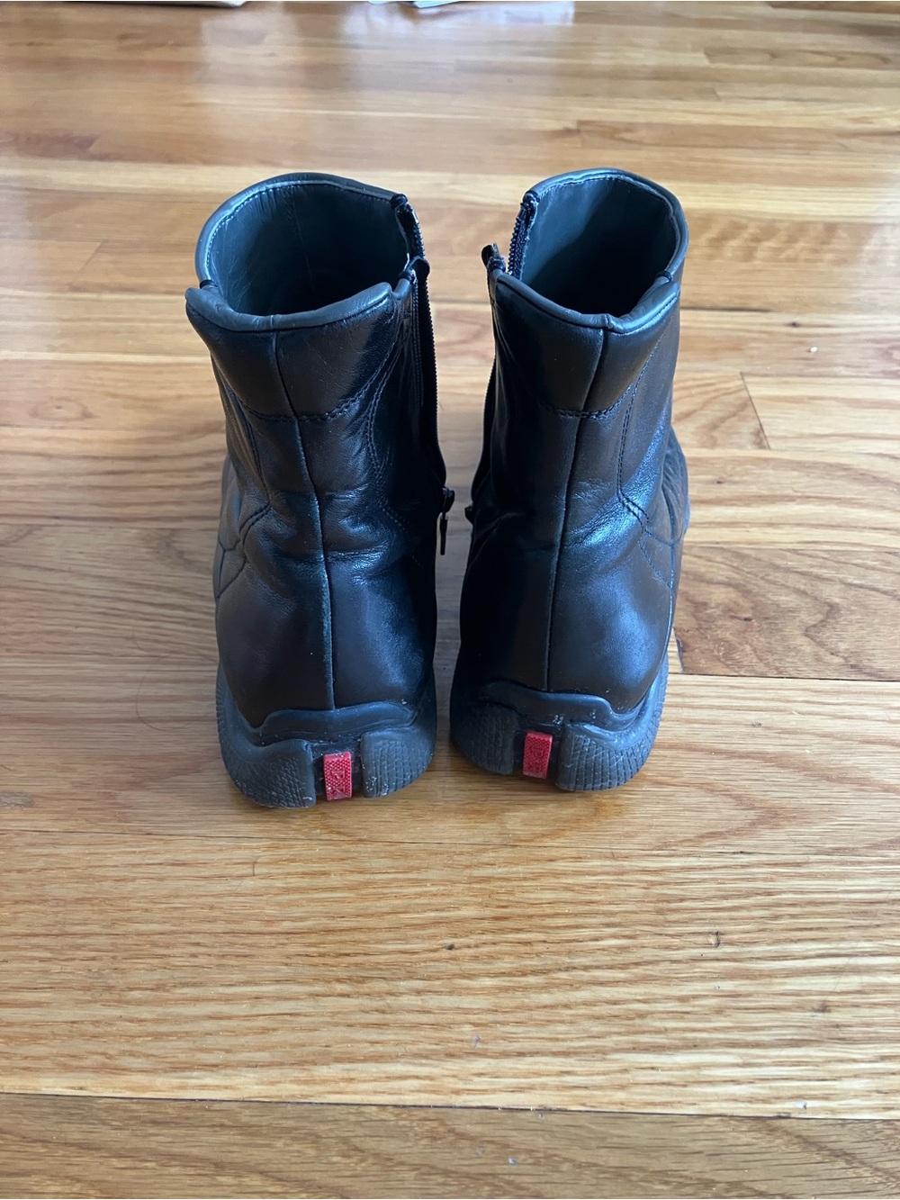 Prada Sport Linea Rossa Ankle Boots